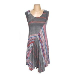Premise Multi-colored Digital Stripe Dress